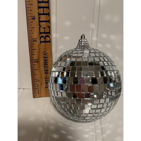 15Pcs Glass Mirror Disco Balls Christmas Tree Ornament Decoration Mix Sizes - Picture 6 of 8